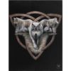 Wolf Trio Canvas Print by Anne Stokes