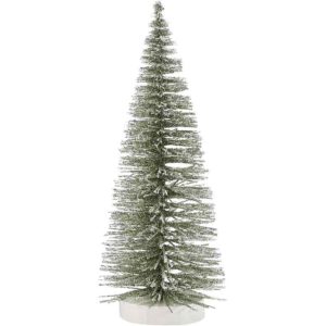 XMBAR Green Glitter Tree - Village Landscapes and Trees by Department 56