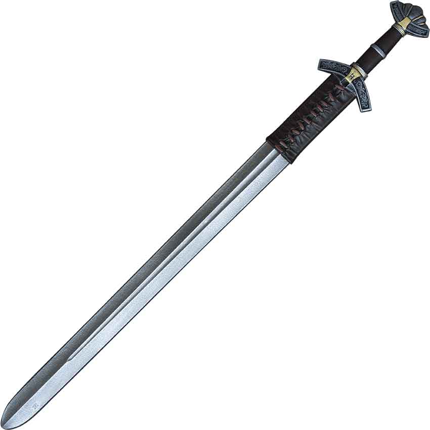 FM60650 Morris Costumes Excalibur Medieval Sword 22 Inch Gold Black Prop 