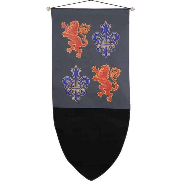 Black Prince Crest Banner