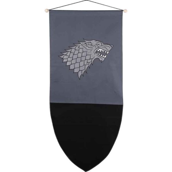 Direwolf Medieval Banner