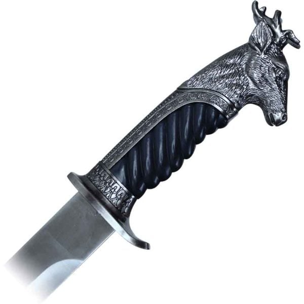 Ornate Deer Handle Knife