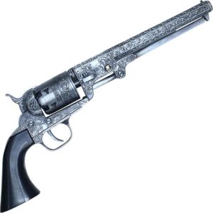 Ornate Silver Revolver