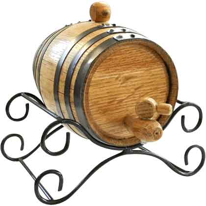 Wrought Iron Stand for 1 & 2 Liter Barrel