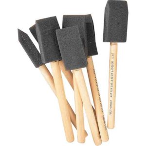 Foam Brushes - 12 Pack
