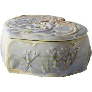 Mermaid Heart Trinket Box