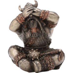 See No Evil Viking Statue