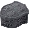 Medieval Crest Grey Trinket Box