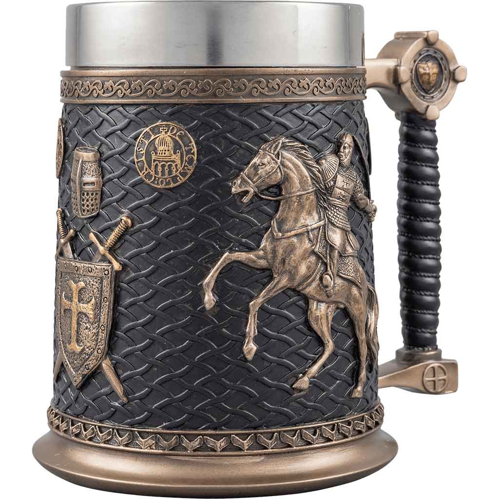 Crusader and Saladin Beer Stein