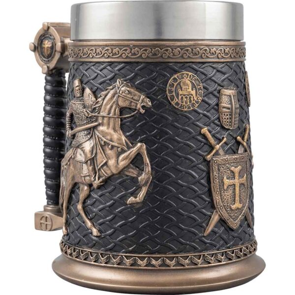 Crusader and Saladin Beer Stein