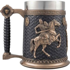 Crusader and Saladin Beer Stein