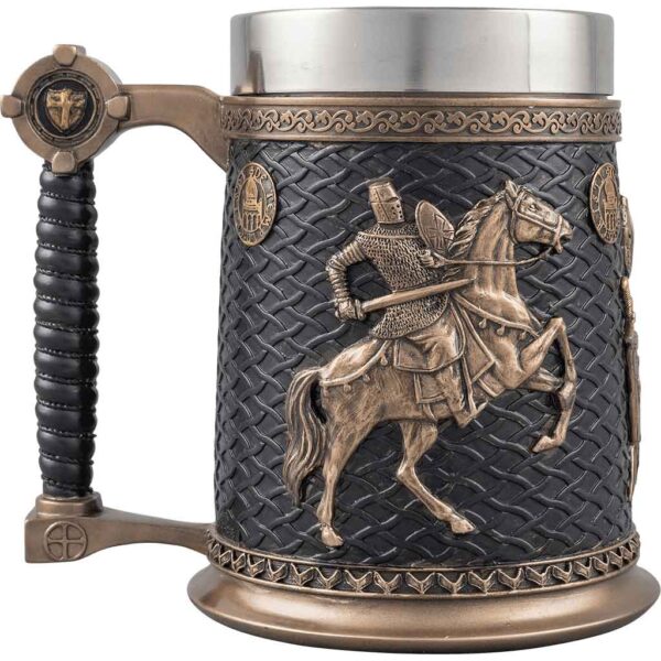 Crusader and Saladin Beer Stein