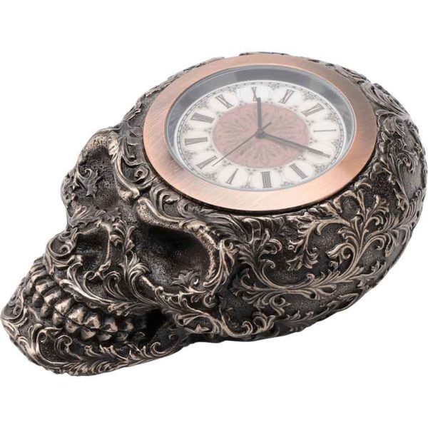 Decorative Flat Skull Clock