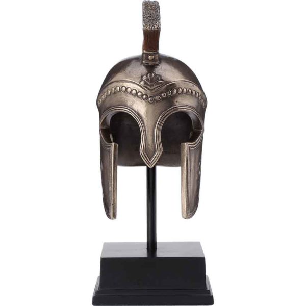 Greek Hoplite Helmet Statue