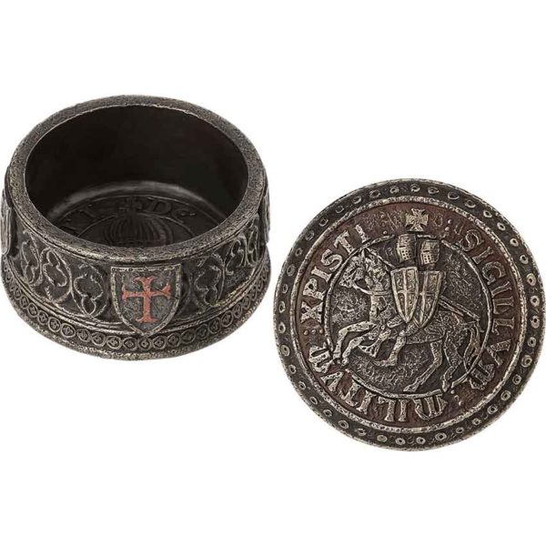 Templar Seal Bronze Trinket Box
