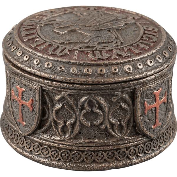 Templar Seal Bronze Trinket Box