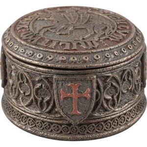 Templar Seal Bronze Trinket Box