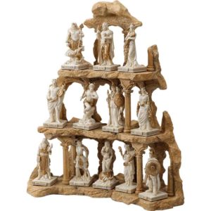 Greek Pantheon Statue Set