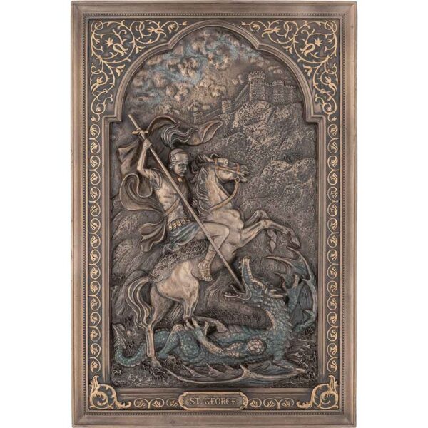 Saint George Dragon Slayer Plaque