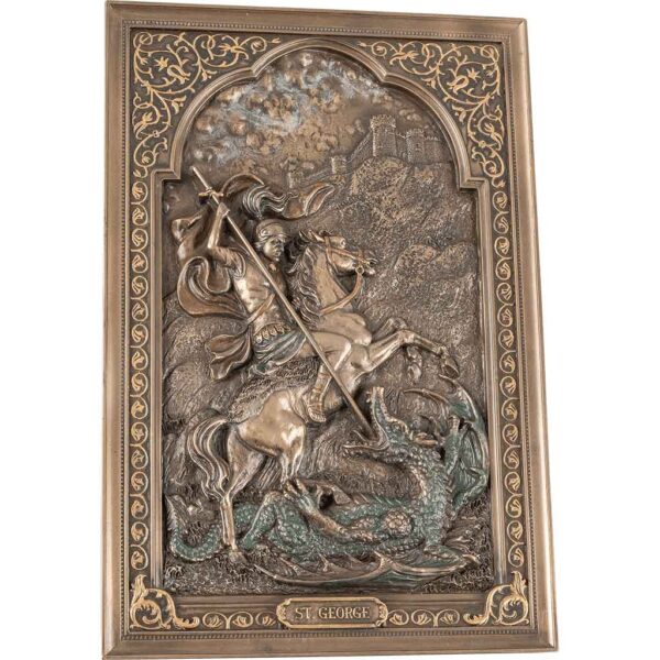 Saint George Dragon Slayer Plaque
