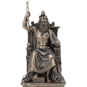 Bronze Enthroned Zeus Statue