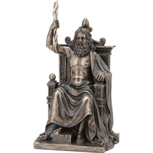 Bronze Enthroned Zeus Statue