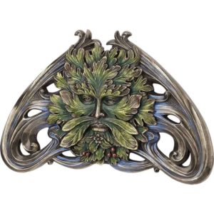 Summer Berry Bronze Greenman Plaque