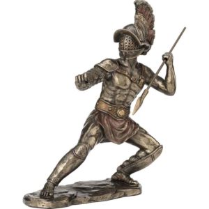 Murmillo Gladiator with Hasta Statue