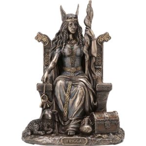 Enthroned Frigga Statue