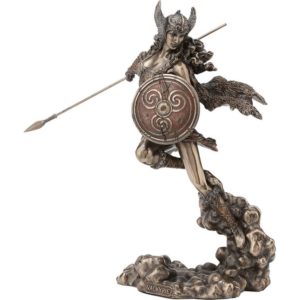 Valkyrie with Spear and Shield Statue