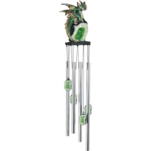 Green Dragon Crystal Wind Chime