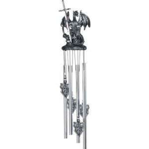 Silver Sword Dragon Wind Chime