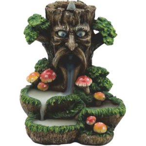 Forest Greenman Backflow Incense Burner