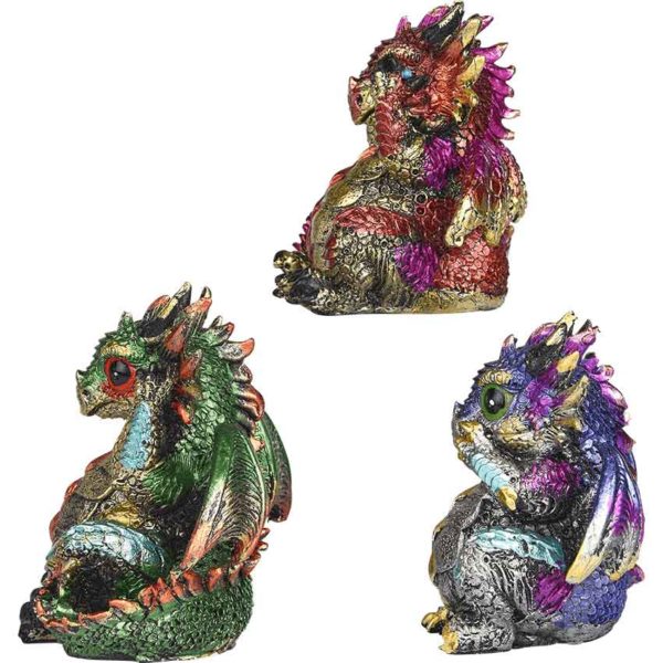 No Evil Dragon Figurine Set