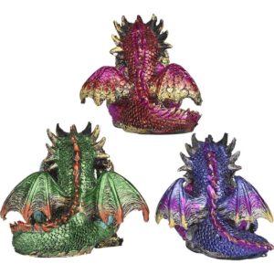 No Evil Dragon Figurine Set