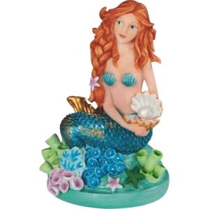 Colorful Sitting Mermaid Statue