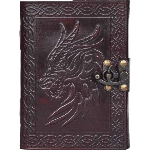 Embossed Dragon Head Journal