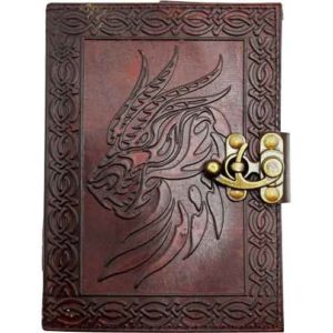 Embossed Dragon Head Journal