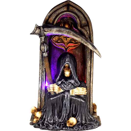 Grim Reaper LED Statue