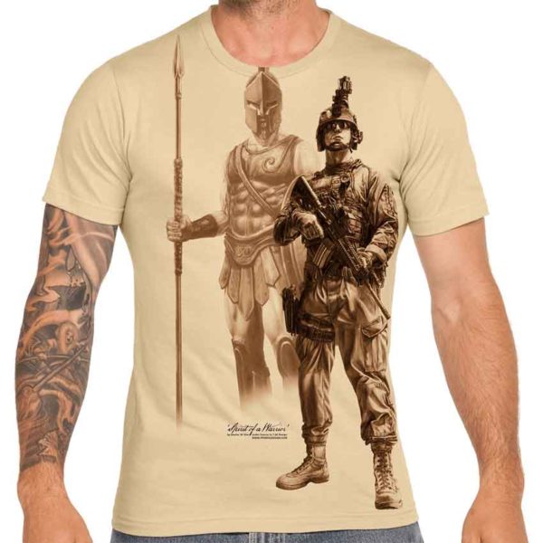 Spirit of a Warrior Jumbo Print T-Shirt