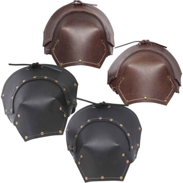 Baudouin Leather Pauldrons