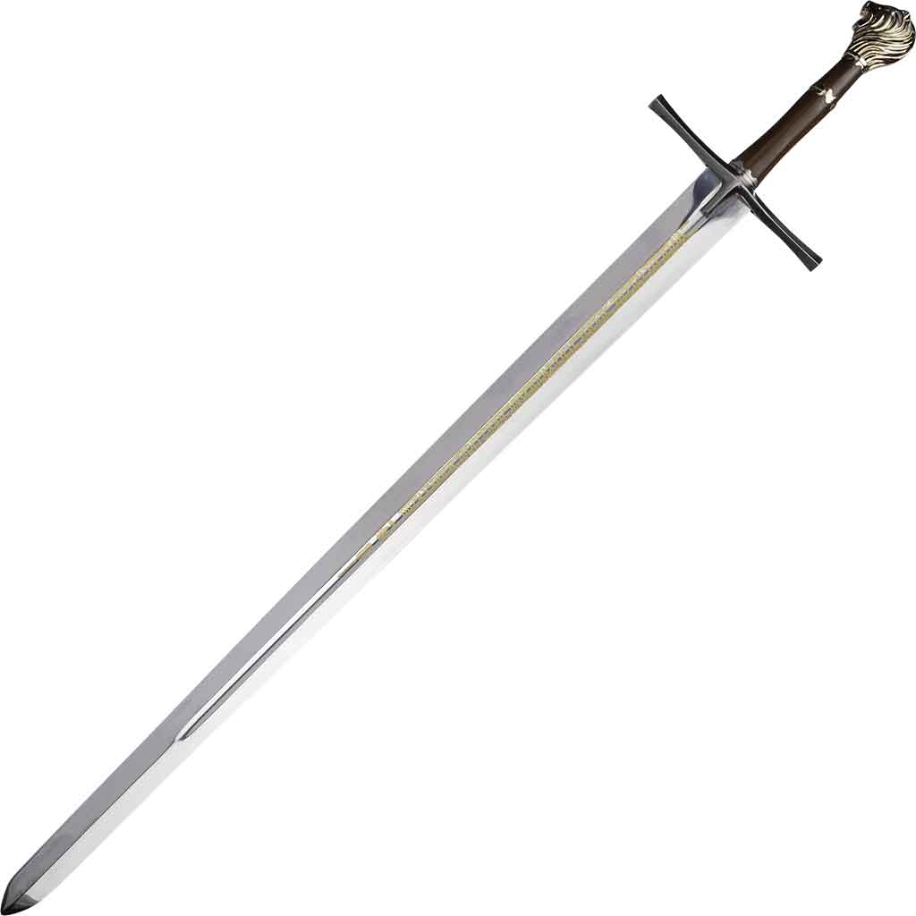Lion Head Engraved Sword