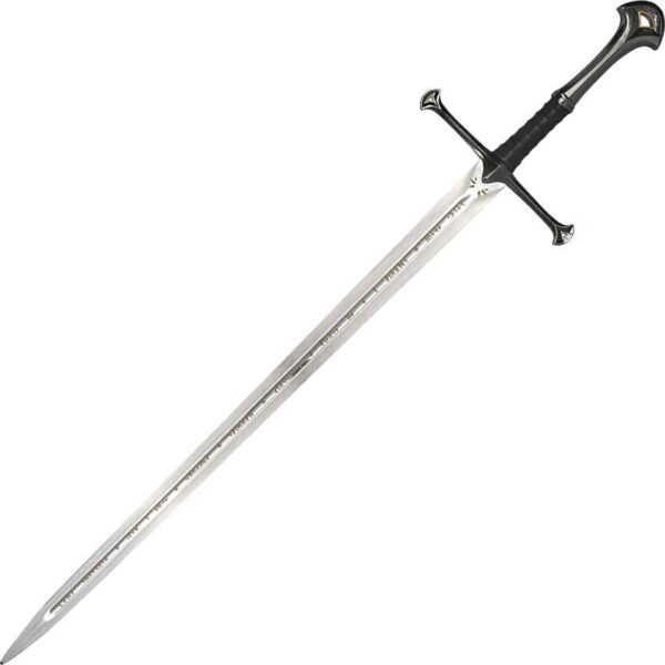 Fan Pommel Engraved Medieval Sword
