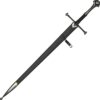 Fan Pommel Engraved Medieval Sword
