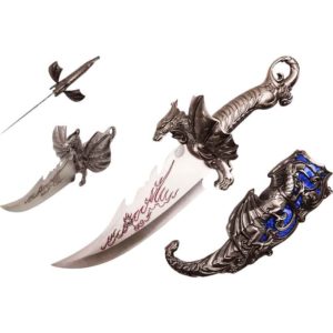 Open Wing Ornate Dragon Dagger