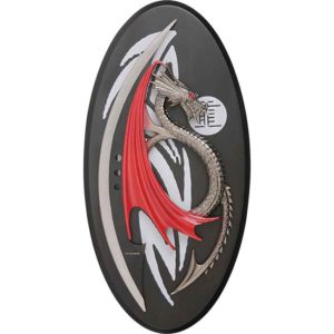 Red Winged Dragon Dagger with Plaque