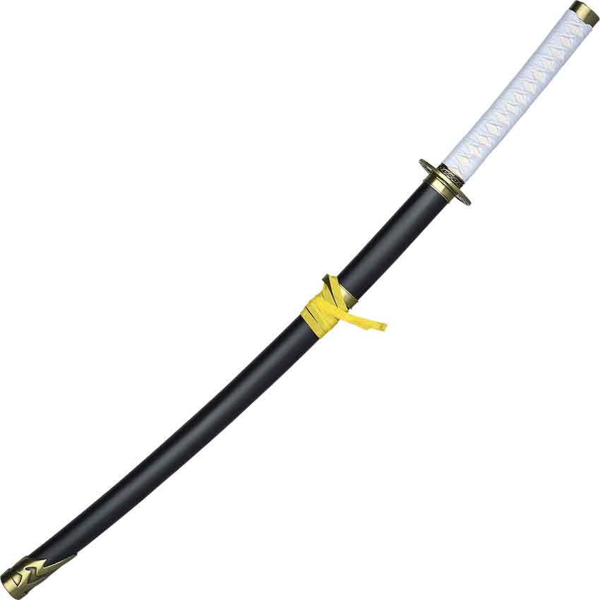 刀 無銘(藤原高田) 拵 黒漆菜種塗鞘打刀拵 Katana