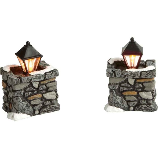 Limestone Lamps - Christmas Village Lights by Department 56
