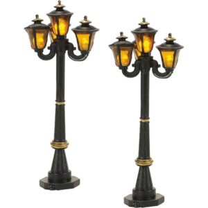 Victorian Street Lamps - Christmas Village Lights by Department 56