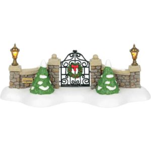 Alpine Village Gate - Christmas Village Accessories by Department 56